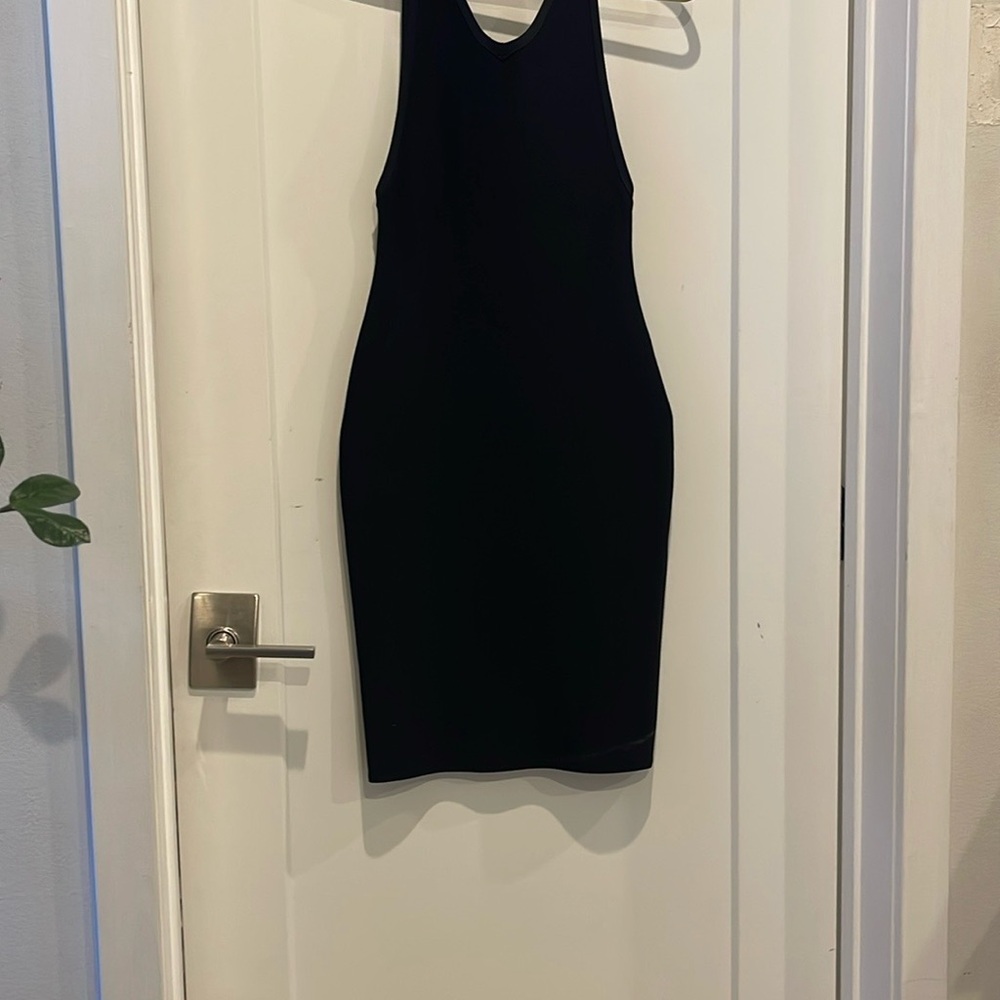 House of CB Black Halter Bodycon Dress